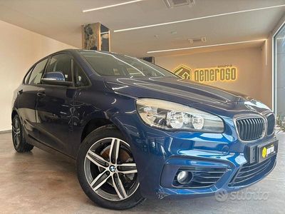 Usata BMW 218 Active Tourer 150 CV (110 kW) 2015 Blu Monovolume