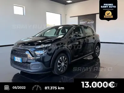 Usata Citroën C3 Feel 102 CV (75 kW) 2022 Nero Utilitaria