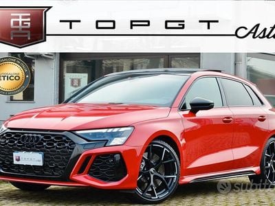 Usata Audi RS3 Ambiente 400 CV (294 kW) 2022 Rosso Berlina