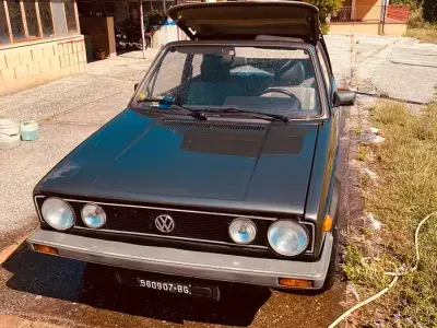 Usata VW Golf Cabriolet 69 CV (50 kW) 1980 Verde Cabrio