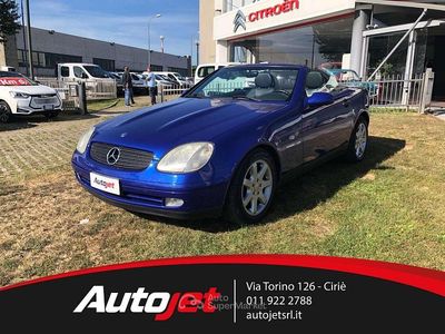 Usata Mercedes SLK200 192 CV (141 kW) 1998 Blu/azzurro Cabrio