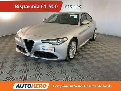 Usata Alfa Romeo Giulia Super 179 CV (131 kW) 2018 Argento Berlina