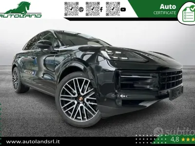 Nuova Porsche Cayenne Coupe Black Edition 354 CV (260 kW) 2026 Chromite black metallic Coupé