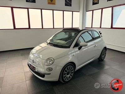 Usata Fiat 500C Lounge 95 CV (69 kW) 2010 Bianco Cabrio