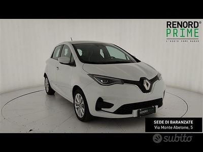 Usata Renault Zoe Zen 80 kW (109 CV) 2020 Bianco Utilitaria