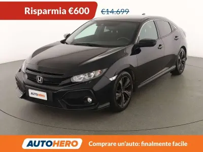 Usata Honda Civic Elegance 129 CV (94 kW) 2019 Nero Berlina