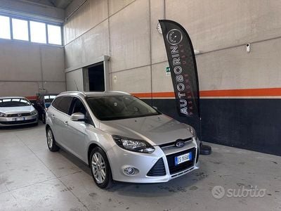 Usata Ford Focus Titanium 116 CV (85 kW) 2013 Solar silver Station wagon