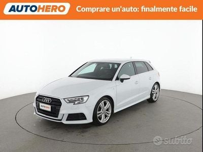 Usata Audi A3 Sport 150 CV (110 kW) 2017 Bianco Berlina