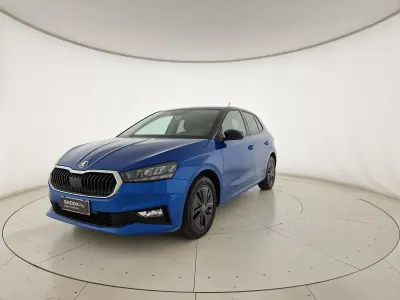 Usata Skoda Fabia 80 CV (58 kW) 2025 Blu race metallizzato nero tulipano perlato Utilitaria