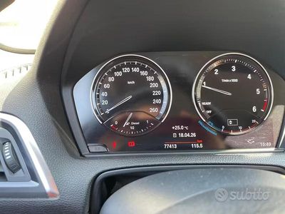 Usata BMW 118 Sport Line 150 CV (110 kW) 2017 Nero Utilitaria