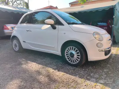 Usado Fiat 500 Lounge 69 CV (50 kW) 2009 Blanco Descapotable