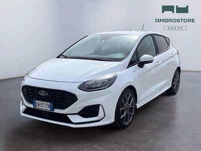 Usata Ford Fiesta ST-Line 125 CV (91 kW) 2023 Bianco frozen Utilitaria
