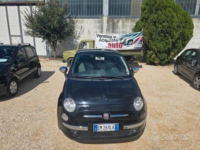Usata Fiat 500 Lounge 69 CV (50 kW) 2012 Nero Berlina