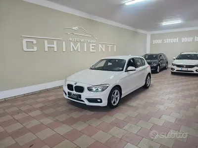 Usata BMW 116 Efficient Dynamics 116 CV (85 kW) 2015 Bianco Utilitaria