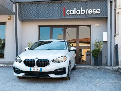 Usata BMW 116 Advantage 116 CV (85 kW) 2020 Bianco Utilitaria
