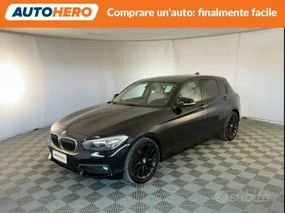 Usata BMW 118 Advantage 136 CV (100 kW) 2017 Nero Utilitaria