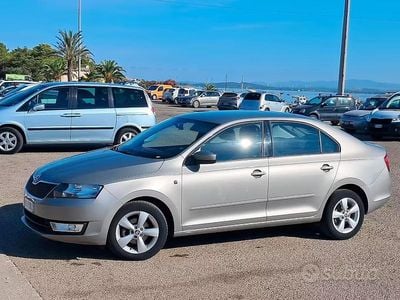 Usata Skoda Rapid Ambition 86 CV (63 kW) 2013 Argento Utilitaria