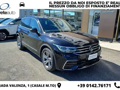 Usata VW Tiguan R-line 150 CV (110 kW) 2021 Nero SUV