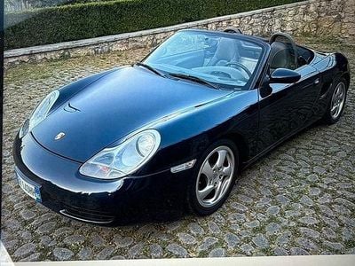 Usata Porsche Boxster 1997 Blu Cabrio