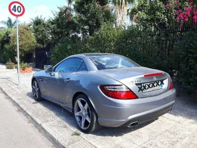 Usata Mercedes SLK200 184 CV (135 kW) 2011 Grigio Cabrio