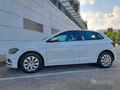 Usata VW Polo Trendline 90 CV (66 kW) 2019 Bianco Utilitaria