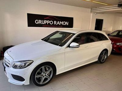 Usata Mercedes C250 Business 204 CV (150 kW) 2015 Bianco Station wagon
