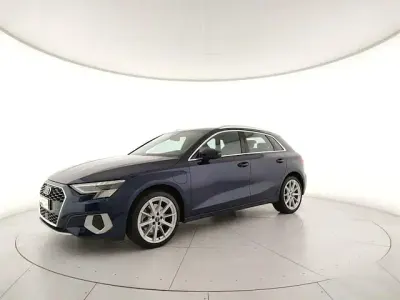 Usata Audi A3 Advanced Plus 204 CV (150 kW) 2021 2d blu navarra metallizzato Berlina