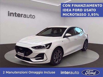 Bianco pastello Usata 2022 Ford Focus ST-Line Berlina | 19.990 € (Cara)