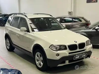 Begagnad BMW X3 Efficient Dynamics 177 HK (130 kW) 2008 Vit SUV
