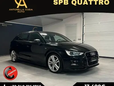 Usata Audi A3 S-Line 184 CV (135 kW) 2015 Nero Berlina