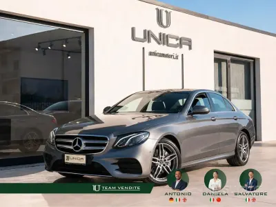 Usata Mercedes E220 AMG Line Premium Plus 194 CV (142 kW) 2018 Grigio Berlina