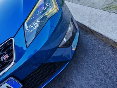 Usata Seat Leon FR 184 CV (135 kW) 2014 Blu Station wagon