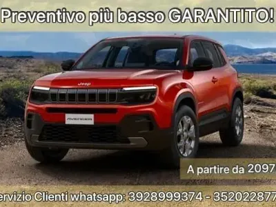 Nuova Jeep Avenger Longitude 100 CV (73 kW) 2026 Rosso SUV