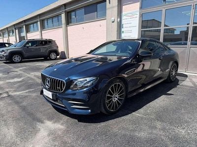 Usata Mercedes E220 Premium Plus 194 CV (142 kW) 2017 Blu/azzurro Coupé