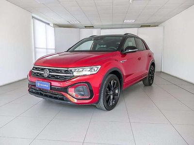 Usata VW T-Roc R-line 110 CV (80 kW) 2022 Kings red metallizzato deep black perlato SUV