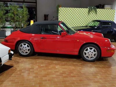 Usata Porsche 911 Carrera 4 Cabriolet 250 CV (183 kW) 1990 Rosso Cabrio