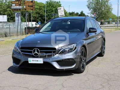 Usado Mercedes C250 Premium 204 CV (150 kW) 2017 Gris Familiar