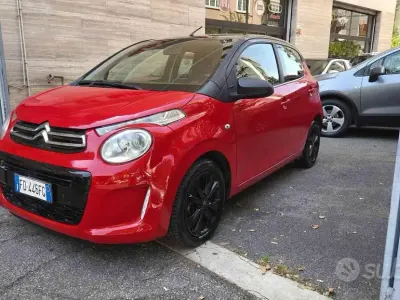 Usata Citroën C1 Shine 69 CV (50 kW) 2016 Rosso Utilitaria