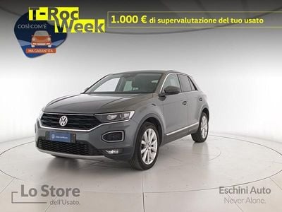 Usata VW T-Roc Advance 150 CV (110 kW) 2018 Indium grey metallizzato SUV
