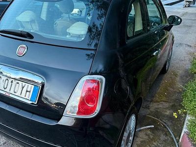 Begagnad Fiat 500 69 HK (50 kW) 2008 Svart Sedan