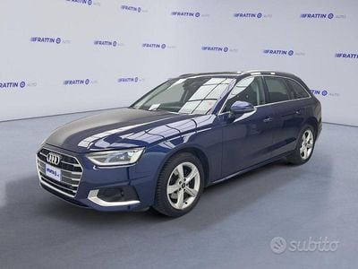 Usata Audi A4 Advanced 136 CV (100 kW) 2021 Blu Station wagon