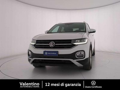 Usata VW T-Cross Advance 110 CV (80 kW) 2021 Bianco SUV