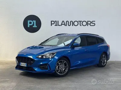 Usata Ford Focus ST-Line 125 CV (91 kW) 2021 Blu/azzurro Station wagon