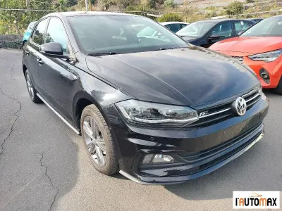 Usata VW Polo R-line 95 CV (69 kW) 2020 Nero Utilitaria