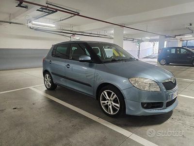Usata Skoda Fabia Sport 80 CV (58 kW) 2009 Blu Berlina