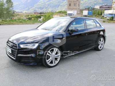 Usata Audi A3 Sport 150 CV (110 kW) 2017 Nero Utilitaria