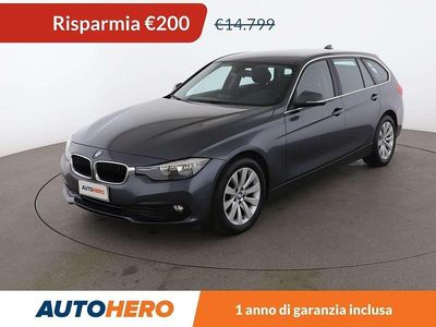 Usata BMW 318 Advantage 150 CV (110 kW) 2015 Grigio Station wagon