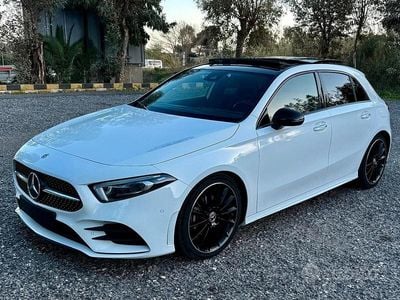 Bianco Usata 2022 Mercedes A200 AMG Line Premium Berlina | 27.990 € (Buon prezzo)