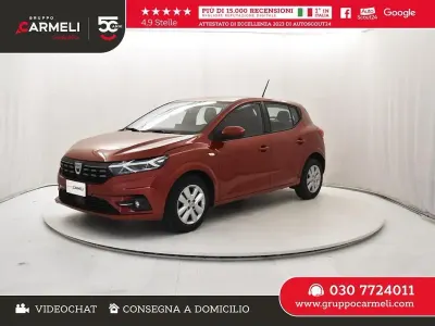 Usata Dacia Sandero Comfort 67 CV (49 kW) 2022 Rosso Berlina