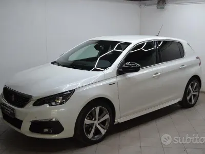 Usata Peugeot 308 GT-line 131 CV (96 kW) 2017 Bianco Berlina